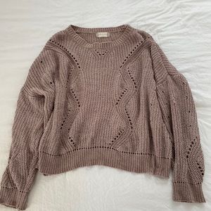 altar’d state beige sweater